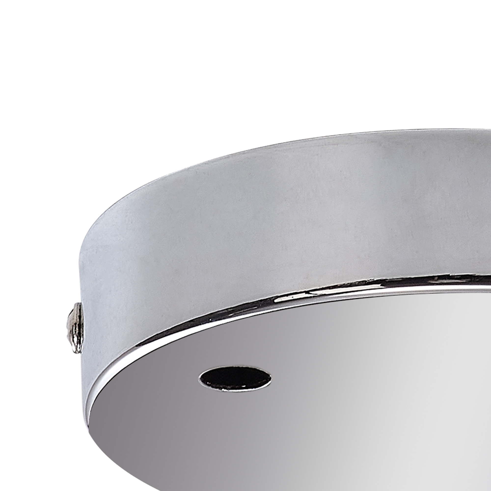 Hayes 3 Hole 12cm Round Ceiling Plate Polished Chrome Stainless Steel D0827CH  Deco Hayes Chrome